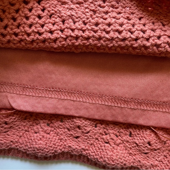 House of Harlow 1960 Crochet Knit Cropped Sleeveless Sweater M Medium NWT - Picture 5 of 10